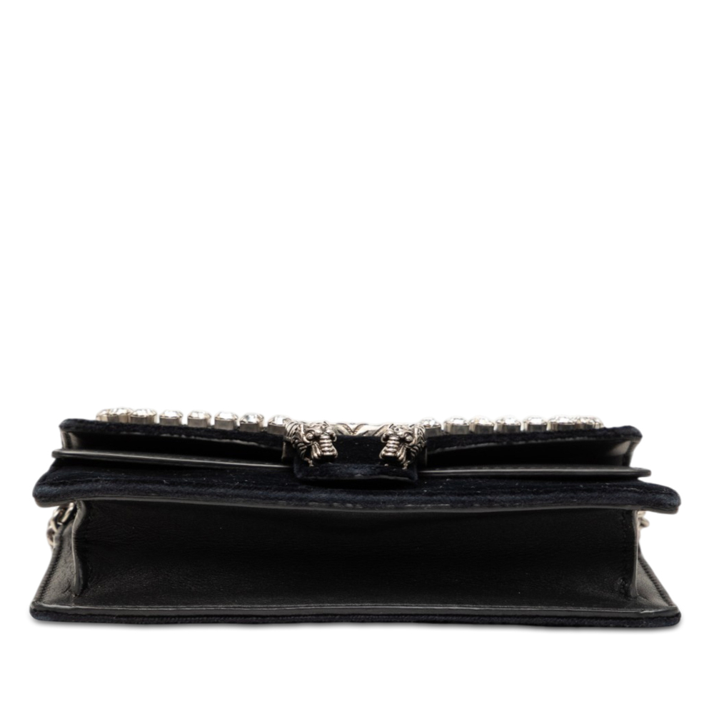 Pre-Loved Gucci Mini Crystal Embellished Velvet Dionysus Crossbody - Picture 3 of 7